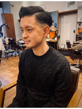 アイリーヘアデザイン(IRIE HAIR DESIGN) 【IRIE HAIR赤坂】ワイルドアップバング×七三オールバック