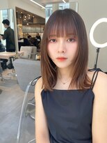 ノク(nok)&nbsp;ミディアムレイヤー_マロンベージュニュアンスカラー透明感