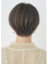 ガーデン タチカワ(garden tachikawa)&nbsp;暗髪×耳掛けショート×ワイドバング