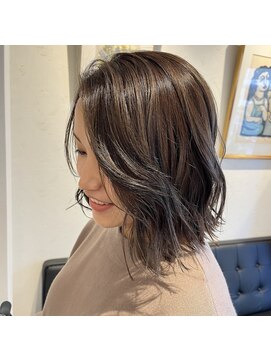 アルマヘアー(Alma hair by murasaki) ◎切りっぱなしボブのマットベージュ◎