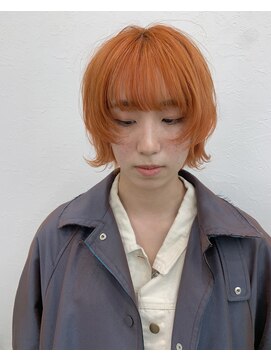 ケーオーエスピンク(K O S pink) オレンジショートウルフ