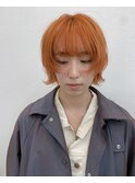オレンジショートウルフ