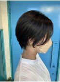 前上がりショートグラ