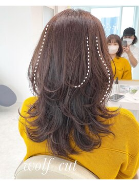 レミエ ダイカンヤマ(lemiie) 綺麗なカールとウルカットカット★ポイント