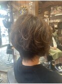 大人可愛い!ふんわりショートボブ