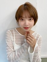 ベイルーム(BAYROOM by HONEY omotesando) 大人可愛い20代30代40代小顔丸みショート×ショコラベージュ