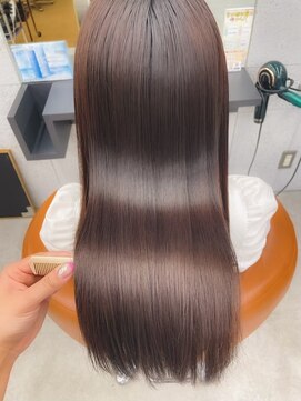 ケーツー エム 京都ラクエ(k-two emu) サイエンスアクア*髪質改善トリートメント*暖色カラー*ブラウン