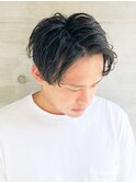 20代30代40代メンズアップバング清潔感爽やかビジカジ