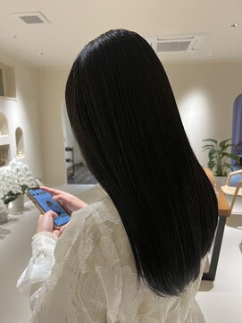 メイン(『 』main) 髪質改善カラー+縮毛かよ