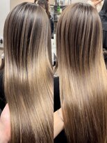 ヴィフ 大船(VIF)&nbsp;バレイヤージュ/ケアブリーチ/ダブルカラー白髪ぼかし脱白髪染め