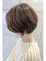 ヴィラ 川西店(Villa)&nbsp;大人可愛い切りっぱなしひし形レイヤーカットモカベージュ