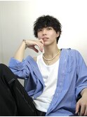 #マッシュウルフ 波巻きスパイラル 渋谷/メンズパーマ