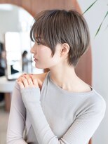 イオ 本厚木(io)&nbsp;20代30代大人かわいい丸みショート似合わせカットフルバング小顔