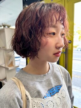 ナービス(NARVIS) パーマボブ/レッドブラウン