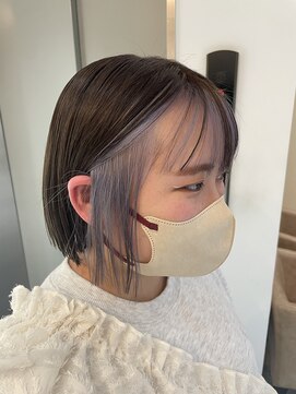 アヴァンスアンス 広島袋町店(AVANCE.ens) イヤリングカラー    薄め紫