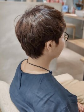 フリップビーアヴェダ(FLIP B AVEDA) 本八幡×ショートスタイル×マニッシュ×オーガニックカラー