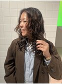 海外ガールパーマ