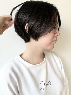 モリオフロムロンドン 原宿本店(morio from London) 【morio原宿】長めハンサムショート 刈り上げなし