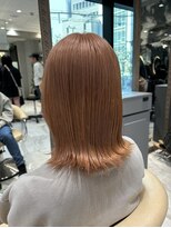 ロンドローズ 名古屋(Lond damaskRose)&nbsp;顔周り ダブルカラー 名駅 ブリーチ 髪質改善 ボブ 韓国525