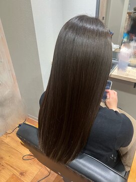 フェアリーテイル(fairy tale) 暗髪 髪質改善 アッシュブラウン