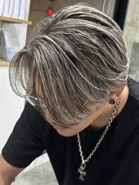 イーラ(era) フルメッシュバレイヤージュパーマ/メンズ/刈り上げ/眉毛/ツイス