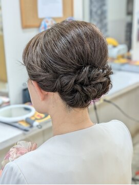ヒデ美容室 アップ風～ヘアアレンジ