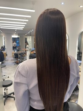 ジーナ 船橋(Zina) 髪質改善＊ロングレイヤーグレーベージュ＊美髪【Zina船橋】