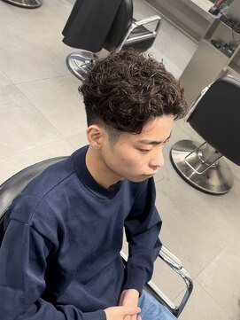 グルーマーズトウキョウ(GROOMER/S TOKYO) スペインカールスパイキーショートブルーブラックメンズ神保町