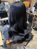 ロンドルピナス 小倉(Lond Lupinus)&nbsp;ブルーブラック/ワイドバング/美髪のススメ/外ハネボブ/北九州