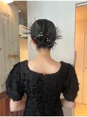 ヘアセット/ヘアアレンジ/結婚式/早朝OK/二次会/透明感カラー