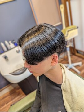 理創こすぎ ツーブロック