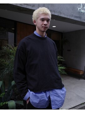 オムズ(OM's) メンズカットスパイキーショートブリーチダブルカラー