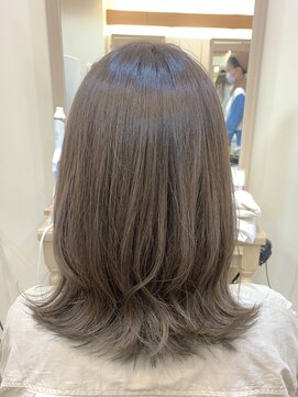 アルターリール(aL ter Rire) くびれヘア/アプリコットオレンジ/ハイライトカラー/福原遼華