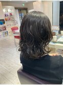 ミディアムパーマ×黒髪パーマ×上大岡駅近く