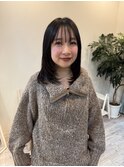 韓国ヘア/レイヤースタイル/レイヤーカット/グレージュ/20代人気