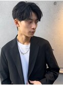 カット/毛流れ/センターパート/池袋メンズカット