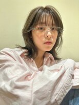 カグヤヒメ ドゥイ(kaguyahime doui)&nbsp;ミディアムレイヤー×オリーブベージュ