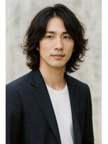 ディストーション(DISTORTION) 大人のちょい長メンズヘア