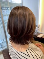 ソシエ 山陽姫路店&nbsp;ナチュラルブラウン×ミディアムレイヤー