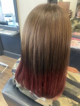 ヘアーサロン ソピアー(Hair salon Sophia) 秋色♪ピンク裾カラー