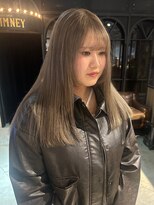 ノラ ヘアーサロン(NORA HAIR SALON)&nbsp;【池崎】ふんわり上品なミルクティーベージュ