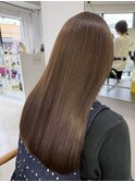 温かみのあるマロンベージュで艶と柔らかさをプラス♪