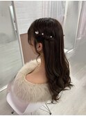 ねじりハーフツイン♪