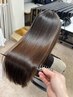 カット＋つるりんちょ。zero髪質改善カラー＋トリートメント￥19800