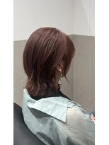 リーフヘアー(REEF hair)&nbsp;ピンクアッシュウルフ