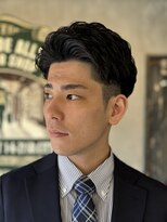 イーストサイドバーバーショップ(EAST SIDE BARBER SHOP)&nbsp;ビジネスショート×毛流れパーマ