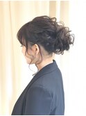 結婚式お呼ばれヘアアレンジ1