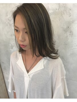 ヘアスタジオニコ(hair studio nico...) ハイライトグレージュ