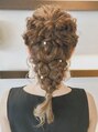 ヘアー ガーデン ロータス Hair Garden Lotus オーダーの多い編みおろしアレンジ!ロングヘアの方にオススメ♪