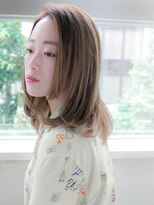 ルティア(Lutia) とろみワンカール ロブ 透明感グレージュ ハイライト★★